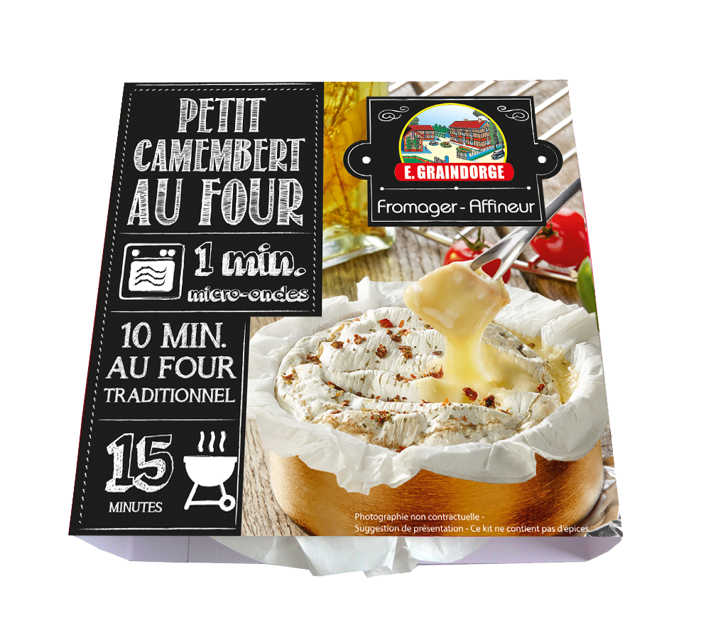 Petit Camembert au four bbq Graindorge 2021